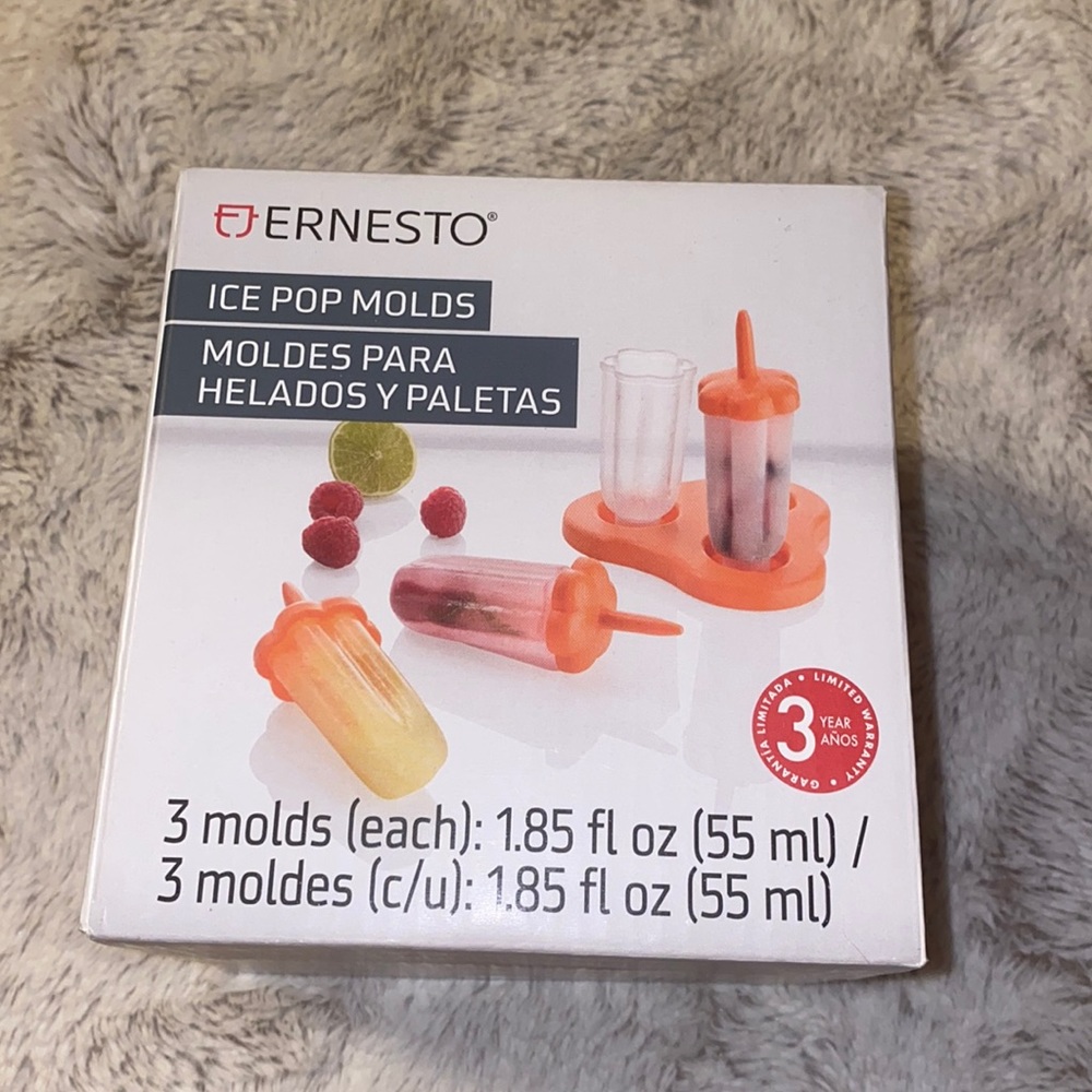 - ERNESTO Ice Pop Molds -NIB